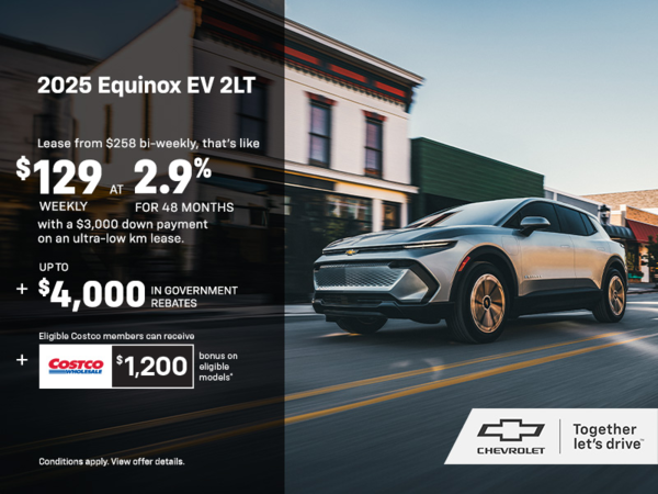 Get the 2025 Chevrolet Equinox EV