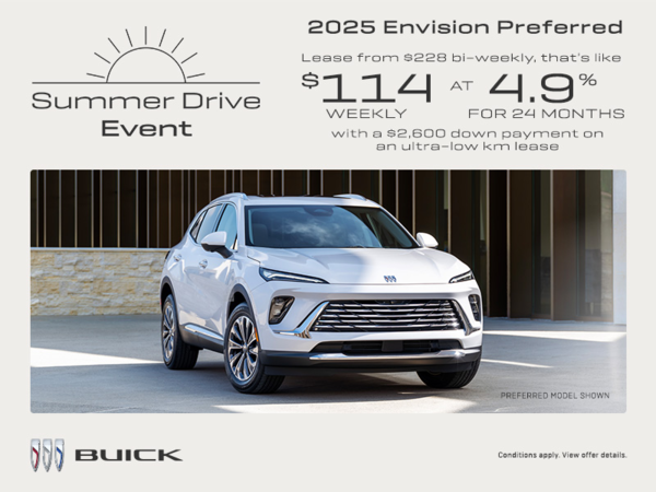 Get the 2025 Buick Envision