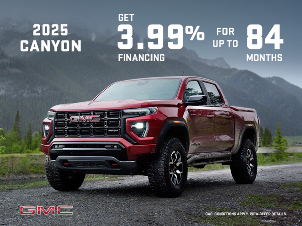 The 2025 GMC Canyon