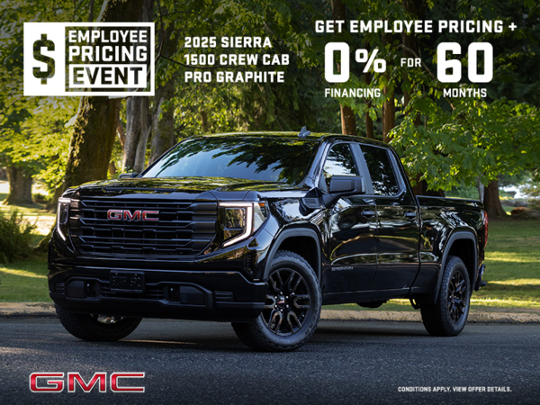 The 2025 GMC Sierra 1500 Crew Cab Pro Graphite
