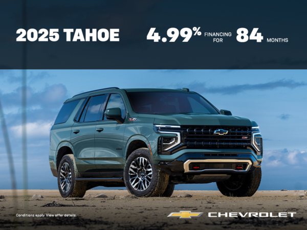 Get the 2025 Chevrolet Tahoe
