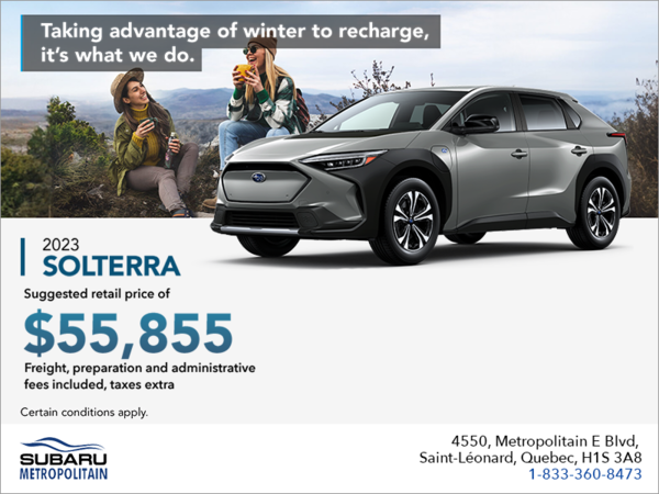Get the 2023 Solterra today!