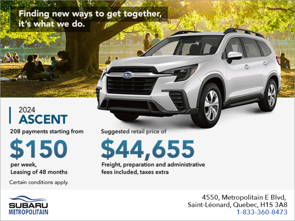 Get the 2023 Ascent today!