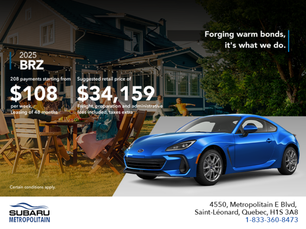 Get the 2025 BRZ today!