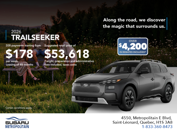 Get the 2026 Trailseeker today!