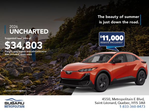 Get the 2026 Uncharted today!