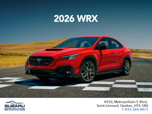 Get the 2026 WRX today!