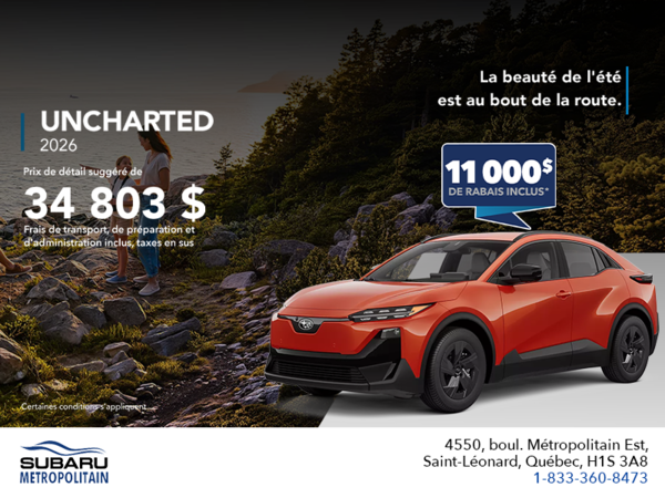Procurez-vous le Uncharted 2026!