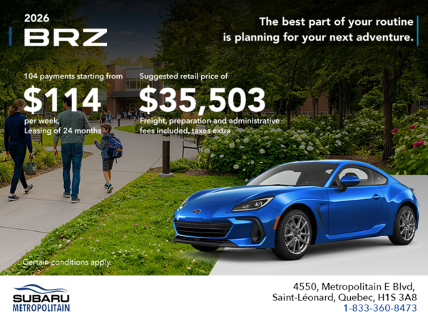 2026 Subaru BRZ
