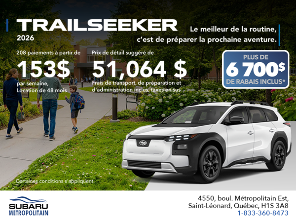Subaru Trailseeker 2026