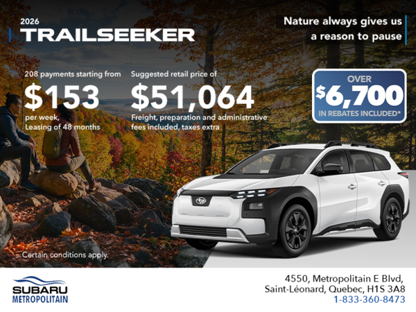 2026 Subaru Trailseeker