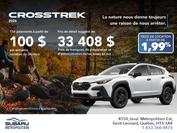Subaru Crosstrek 2026