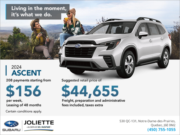 Get the 2023 Ascent today!