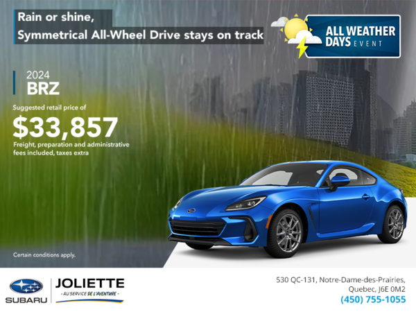 Get the 2024 BRZ today!