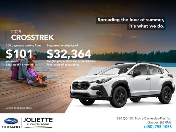 Get the 2025 Crosstrek today!