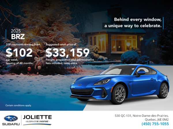 Get the 2025 BRZ today!