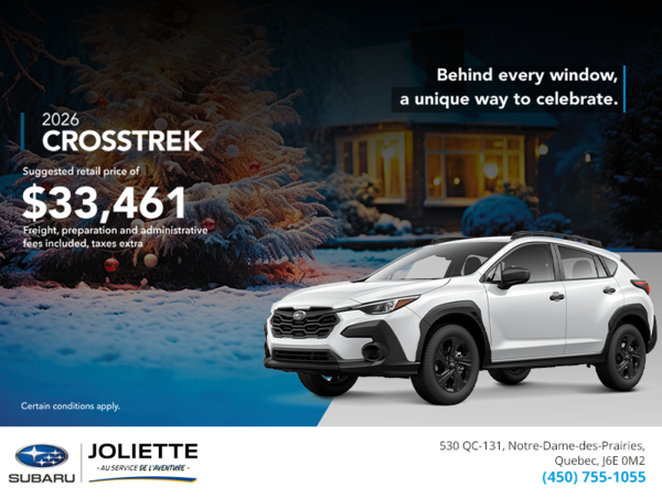 Get the 2026 Crosstrek today!