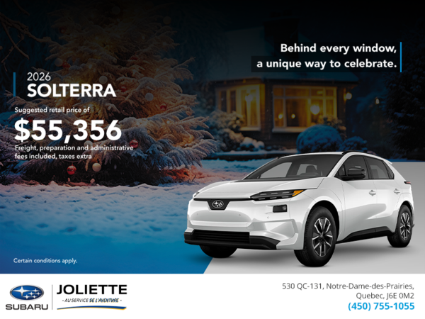 Get the 2026 Solterra today!
