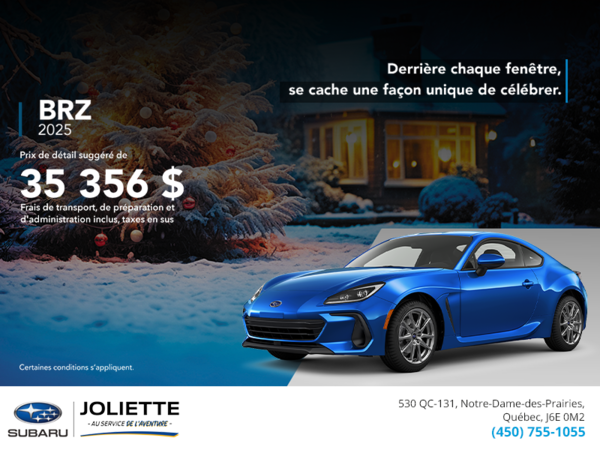 Procurez-vous la BRZ 2025!