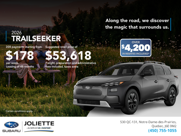 Get the 2026 Trailseeker today!