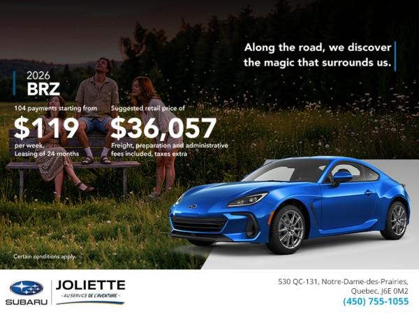 Get the 2026 BRZ today!