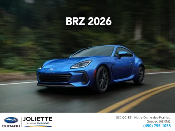 Procurez-vous la BRZ 2026!