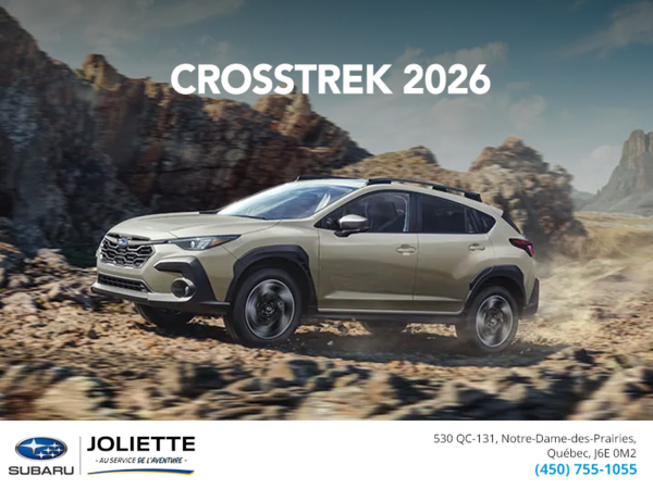 Procurez-vous le Crosstrek 2026!