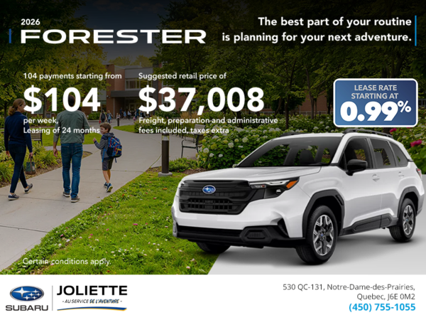 2026 Subaru Forester