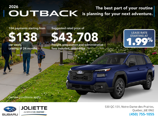 2026 Subaru Outback