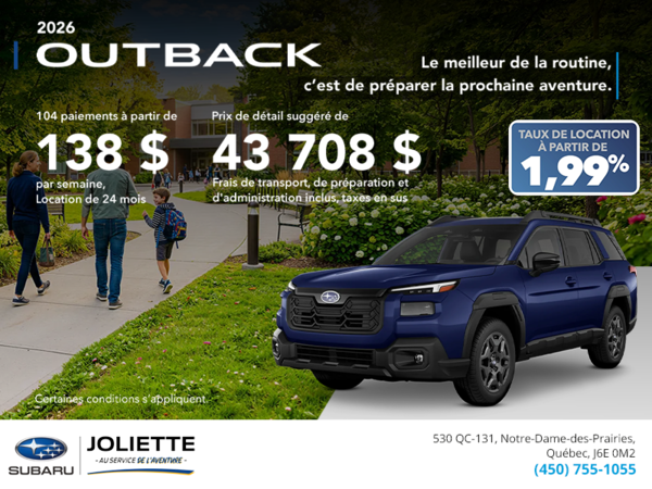 Subaru Outback 2026
