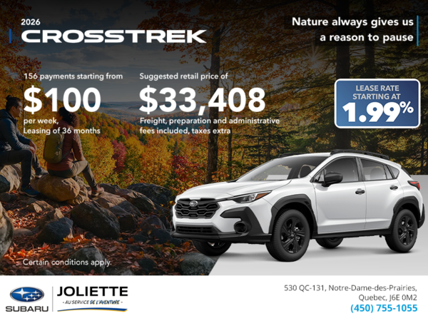 2026 Subaru Crosstrek