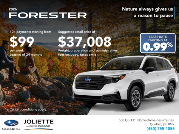 2026 Subaru Forester