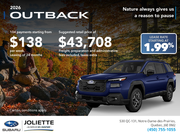 2026 Subaru Outback