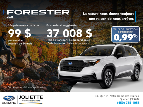 Subaru Forester 2026