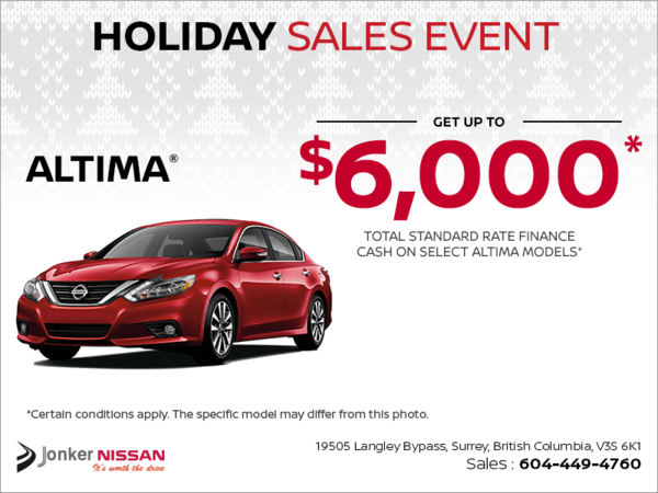 Get the 2018 Altima Today!