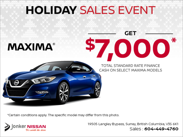 Get the 2018 Maxima Today!