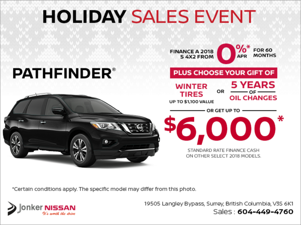 Get the 2018 Nissan Pathfinder Today!