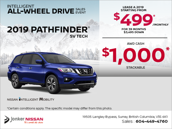 Get the 2019 Nissan Pathfinder Today!