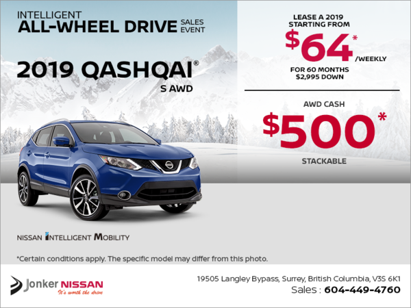 Get the 2019 Nissan Qashqai Today!