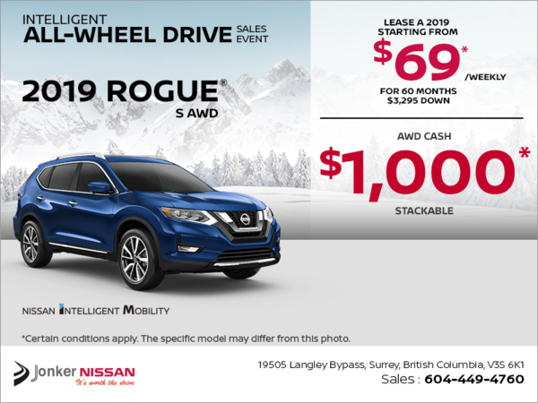 Get the 2019 Nissan Rogue Today!