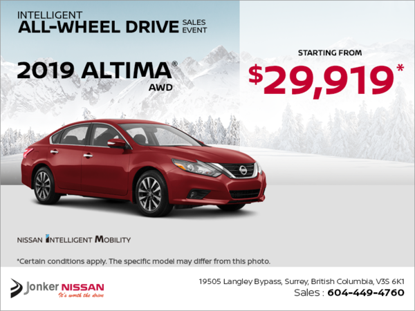 Get a brand new Nissan Altima Today!