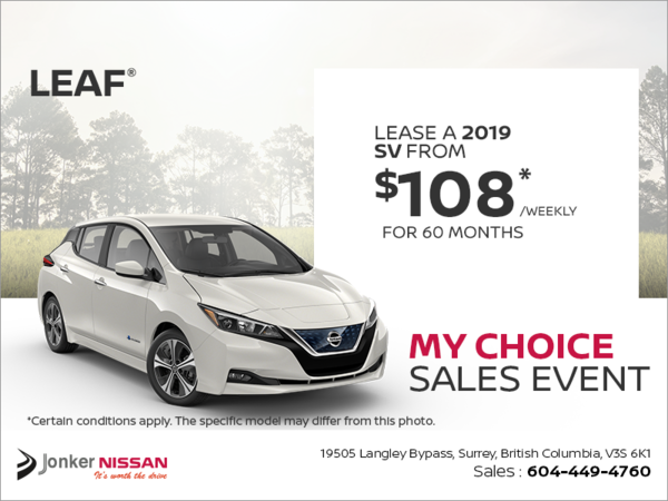 Get the 2019 Nissan Leaf