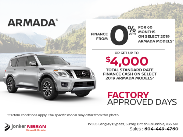 Get the 2019 Nissan Armada