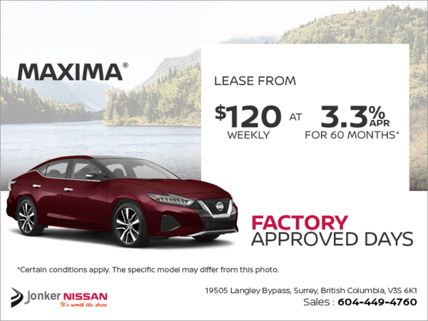 Get the 2019 Nissan Maxima Today!