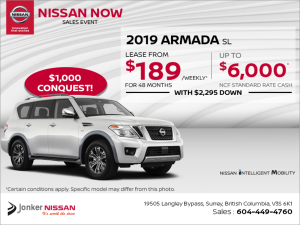 Get the 2019 Nissan Armada