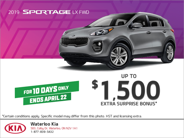 Get the 2019 Kia Sportage