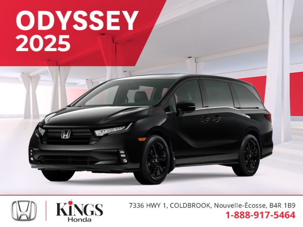 Obtenez le Honda Odyssey 2025 !