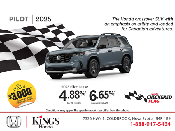 Get the 2025 Honda Pilot!