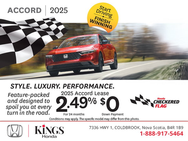 Get the 2025 Honda Accord!