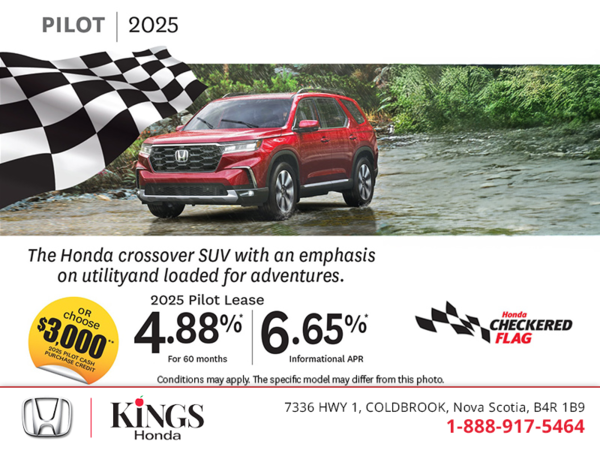 Get the 2025 Honda Pilot!